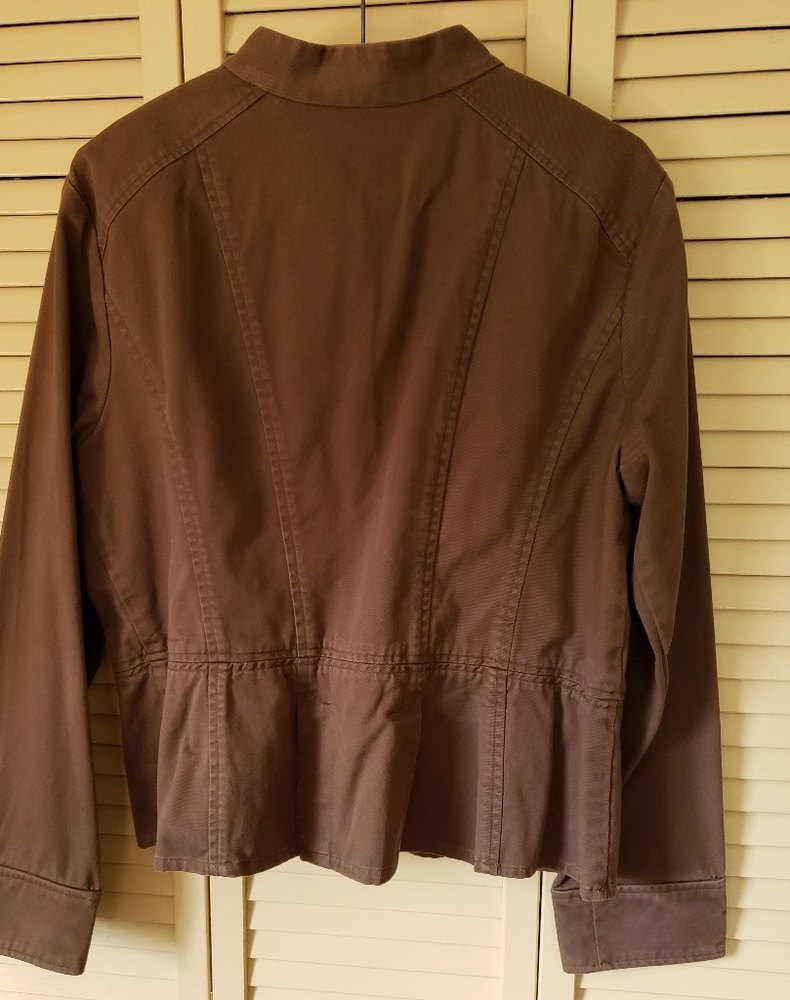 Mossimo army green military double breast jacket - Picture 2 of 7